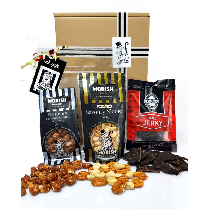 Morish Nuts & Chilli Jerky Gift Pack